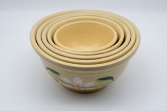 Vintage Watt Pottery Daisy #5–9 Mixing Bowl Set